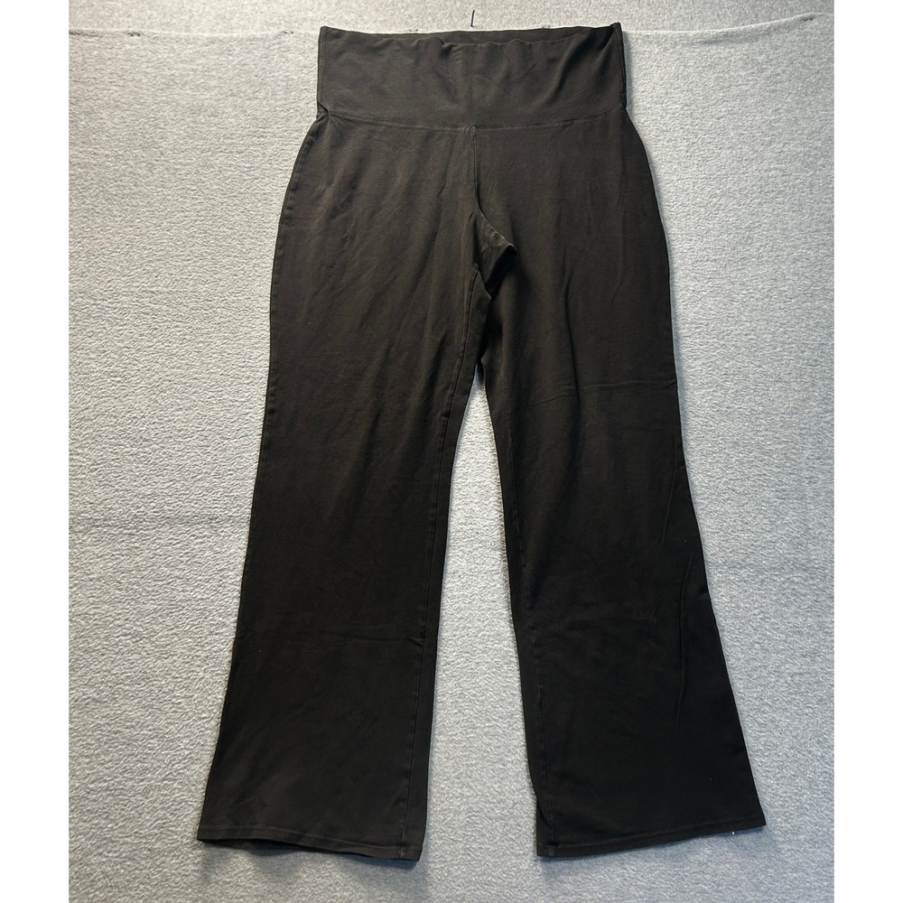 Gap Yoga Pants Flare Stretch Womens Medium Black High Waist Athletic Leggings